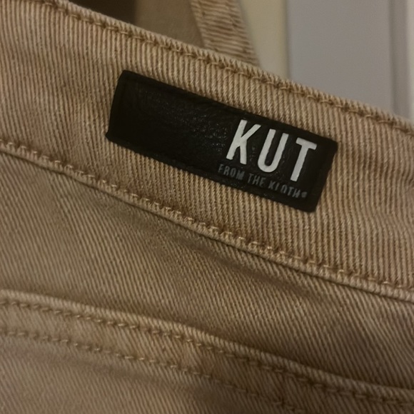 HP 🎉 Kut from the Kloth Jessica tan /brown / mustard overalls. - Picture 11 of 16